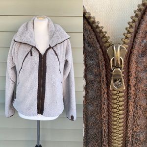 Kuhl Fuzzy Fleece Flight Jacket Stone XL Hooded